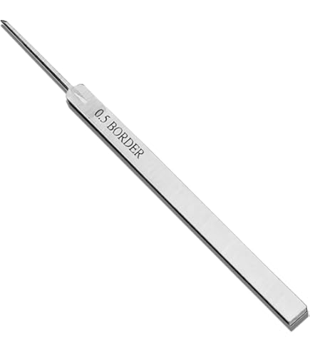 Amazon.co.jp: CMD タガネ スジボリ ラインチゼル 彫刻刀 0.15MM 筋